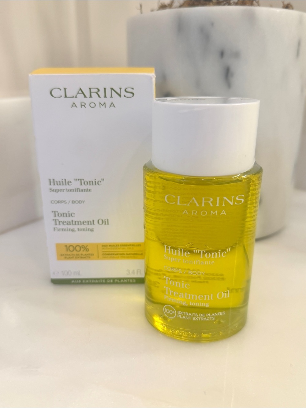 Clarins Firming and Toning Aroma Tonic Treatment Oil - 3.4 oz. New in Box Sealed